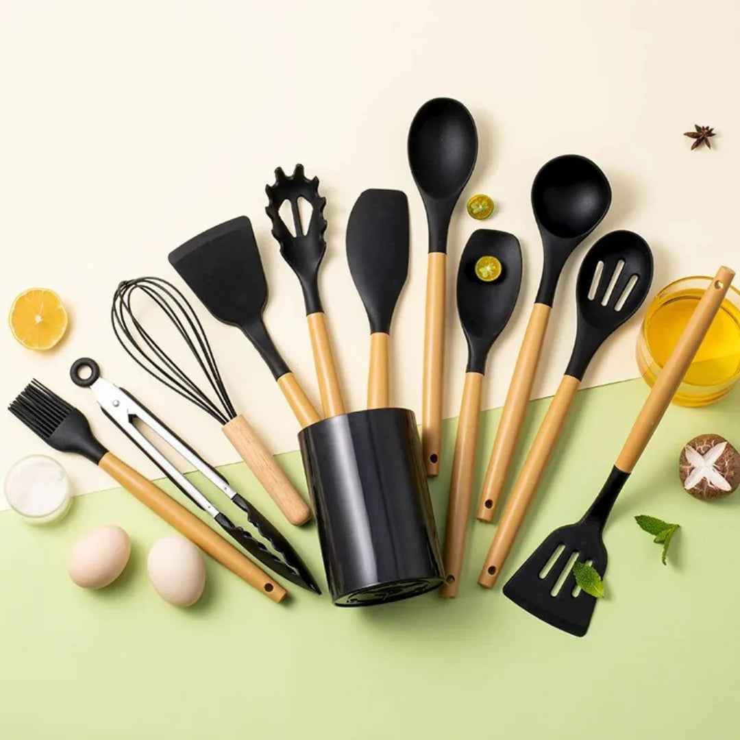 Cooking Utensil Set | Multi-Color | 12 pieces