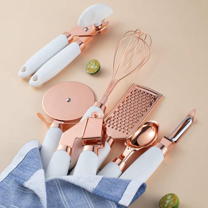 Cooking Utensil Set | Rose Gold |  7 pieces