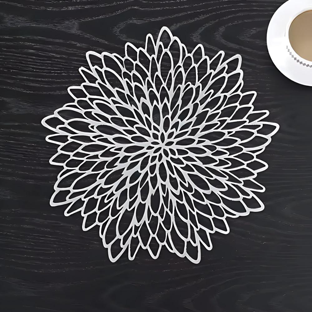 Placemat | Multi-Color | 4 pieces | 'Hibiscus'