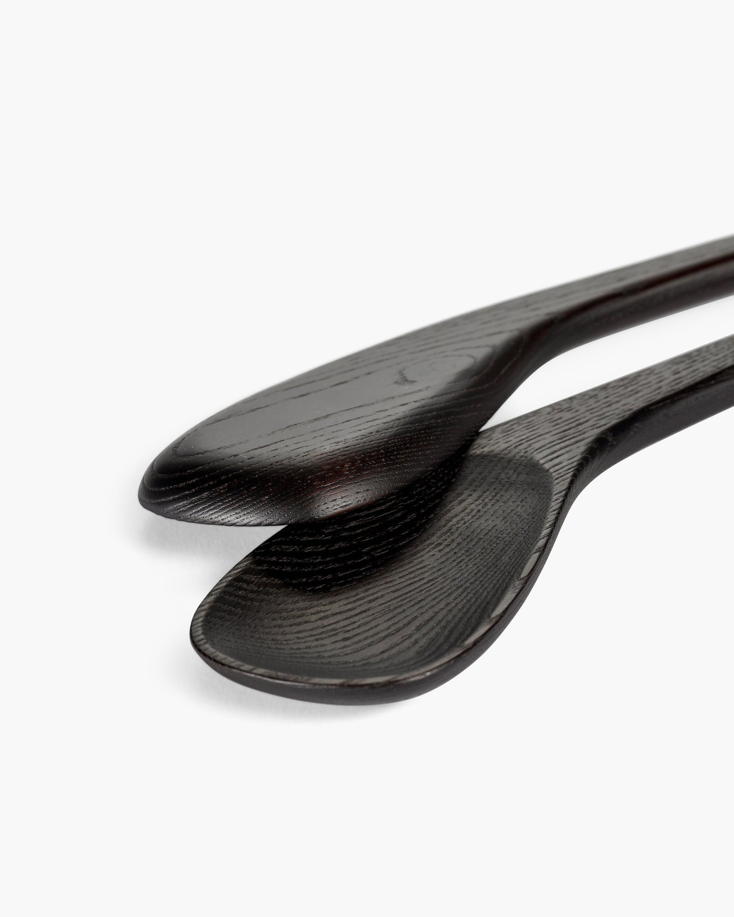 Salad servers | set of 2 black wood Out of lines