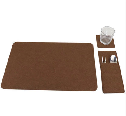 Placemat | Multi-Color | Felt | 4 pieces