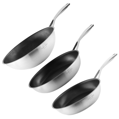 Pan set | Stainless Steel | 3-pieces